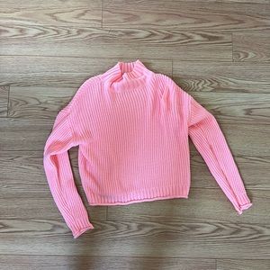 hot pink sweater